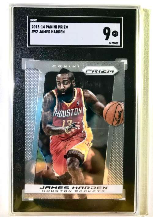 2013 Panini Prizm #92 James Harden SGC 9