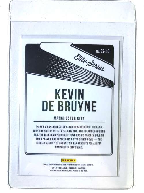2018-19 Donruss Elite Series #10 Kevin De Bruyne