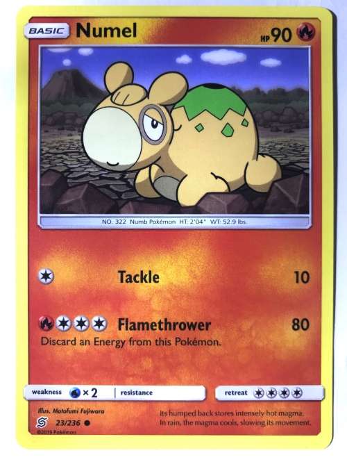 2019 Pokemon TCG Card Unified Minds Numel 23/236