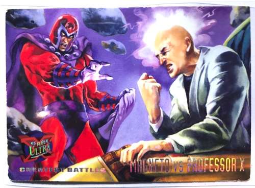 1995 Fleer Ultra X-Men Magneto Vs Professor X #133