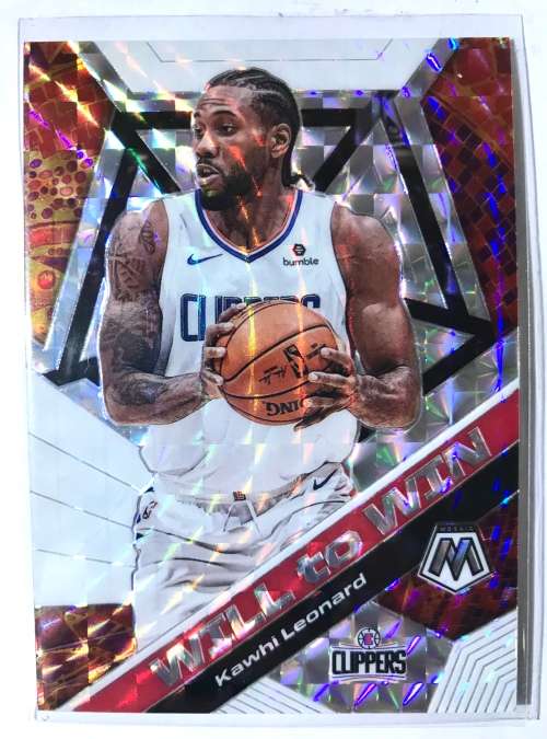 2019-20 Panini Mosaic Will To Win Mosaic Kawhi Leonard #4