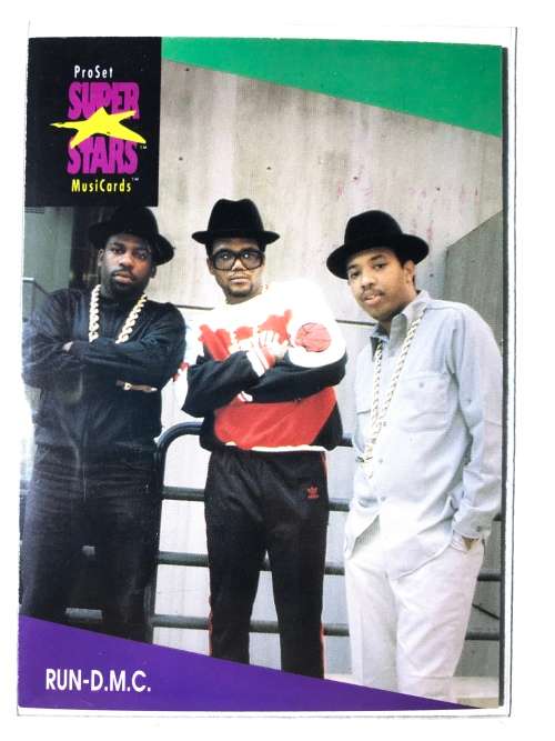 1991 Pro Set Super Stars Music Cards Run D.M.C