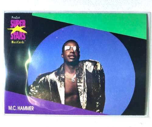 1991 Pro Set Super Stars Music Cards MC Hammer #126