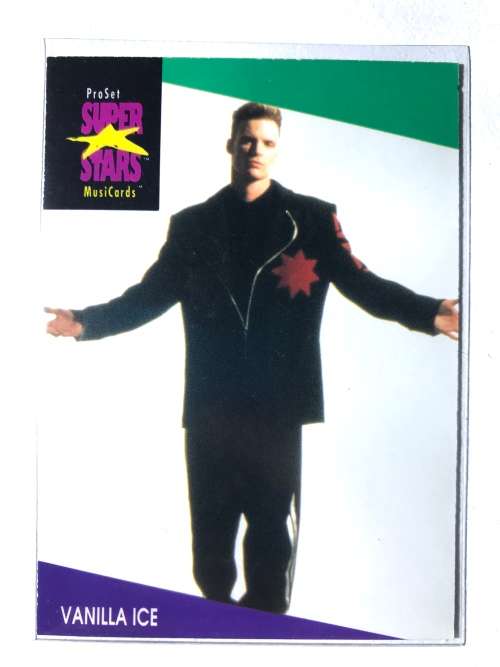 1991 Pro Set Super Stars Music Cards Vanilla Ice #142