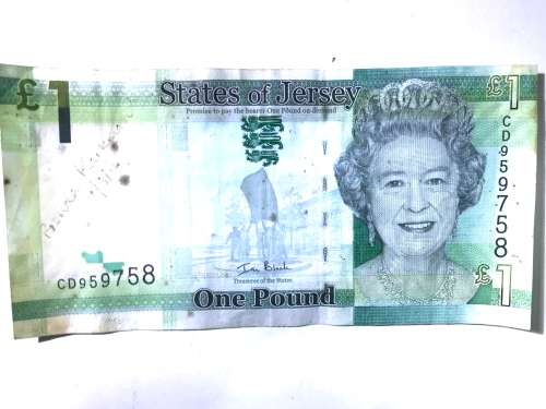 State Of Jersey 1 Pound Bank Note Circulated