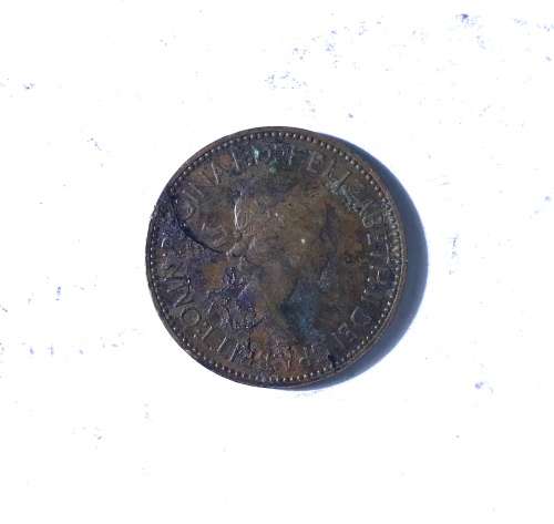 1953 Half Penny Coin