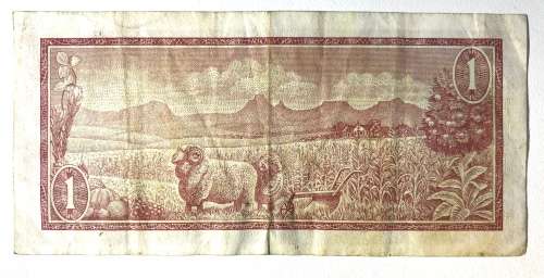 R1 Bank Note South Africa De Jongh