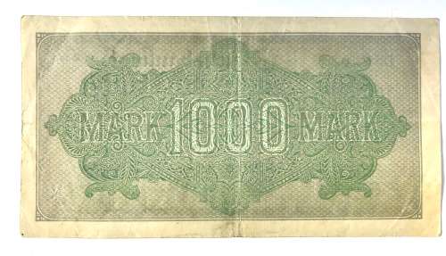1922 1000 Mark Bank Note Germany