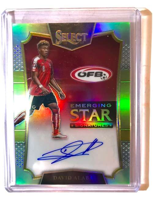 2016-17 Panini Select Emerging Star Signatures David Alaba #ES-DAL Auto128/199