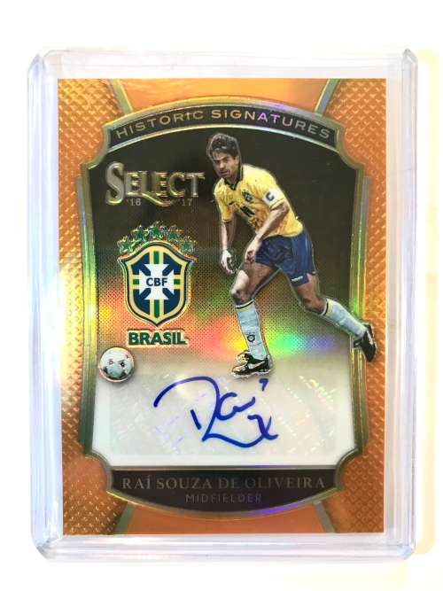 2016-17 Select Historic Signatures Orange Rai Souza De Oliveira Auto 19/75