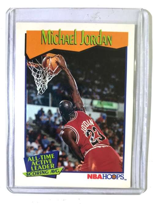 1991 NBA HOOPS MICHAEL JORDAN CARD # 536