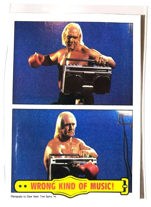 1985 Topps WWF Hulk Hogan #56 Rookie