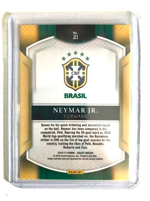 2016 Panini Select #21 Neymar Jr. Brazil