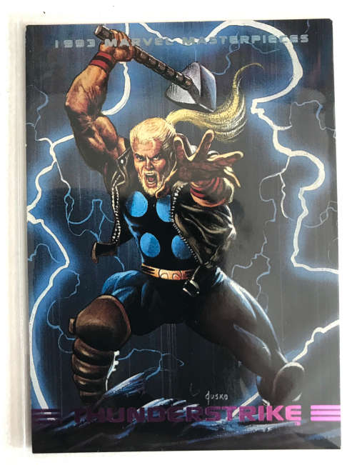1993 Skybox Marvel Masterpieces Thunderstrike #73