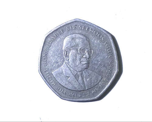 1997 10 Rupees Coin Mauritius