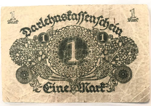 1920 Germany Eine Mark Bank Note