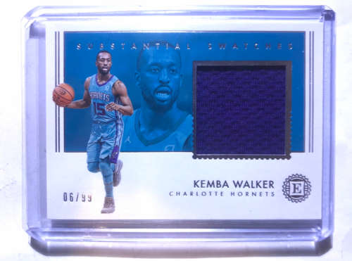 2019 Panini Encased Kemba Walker Substantial Swatches 06/99