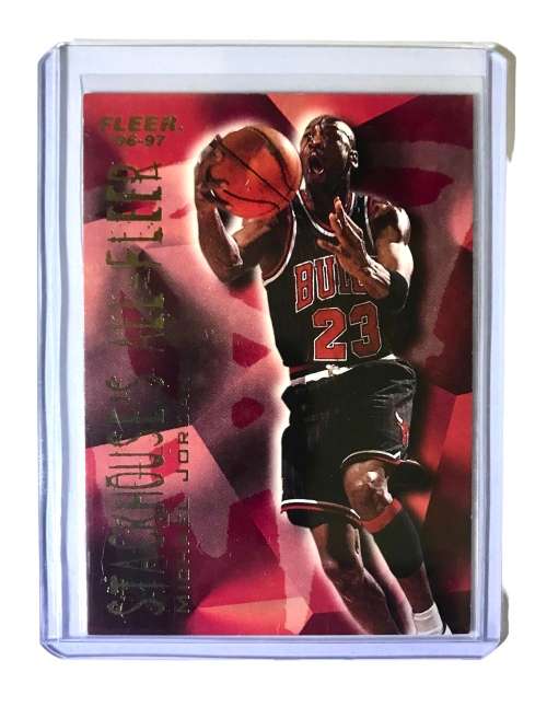 1996-97 Fleer - Michael Jordan - Stackhouse`s All-Fleer Insert #4 Of 12 (J)