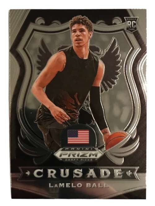 2020 Panini PRIZM Draft Picks LaMelo Ball Crusade Insert #83 Rookie Card RC