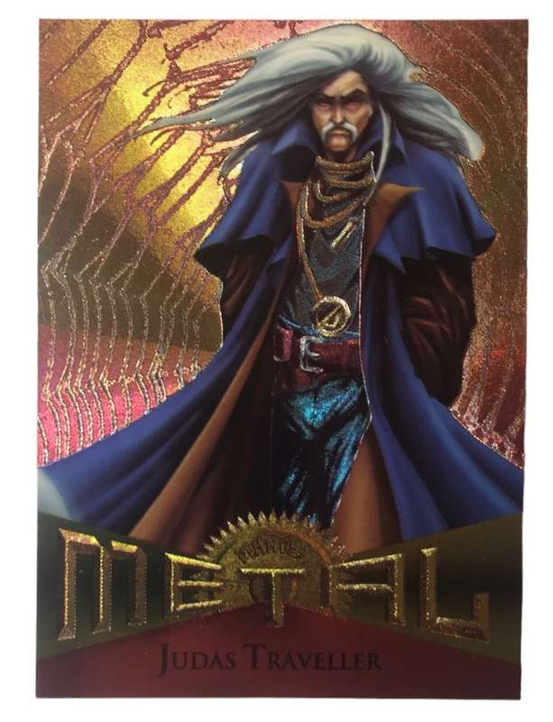 1995 Fleer Marvel Metal Judas Traveller #73