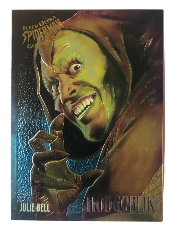 1995 Fleer Ultra Spider-Man Golden Web Limited Edition Hobgoblin #3of9