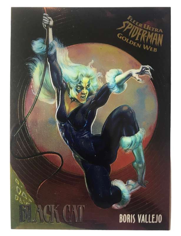 1995 Fleer Ultra Spider-Man Golden Web Limited Edition Black Cat #1of9