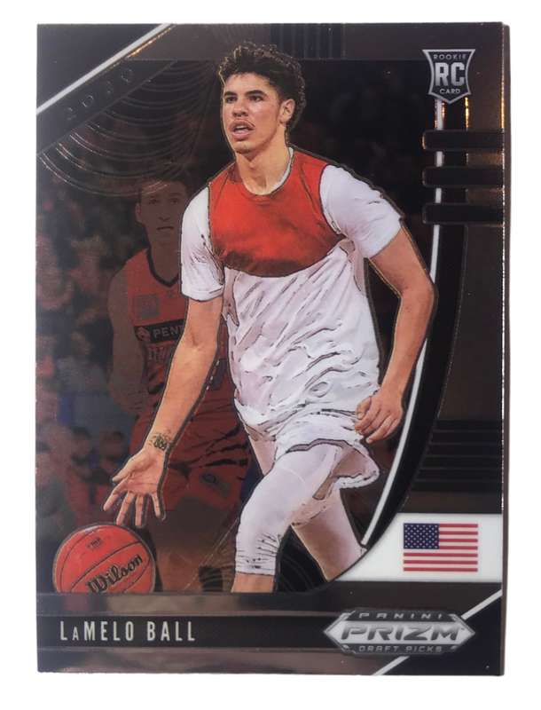 2020 PaniniPrizm Draft Picks Lamelo Ball Rookie #43