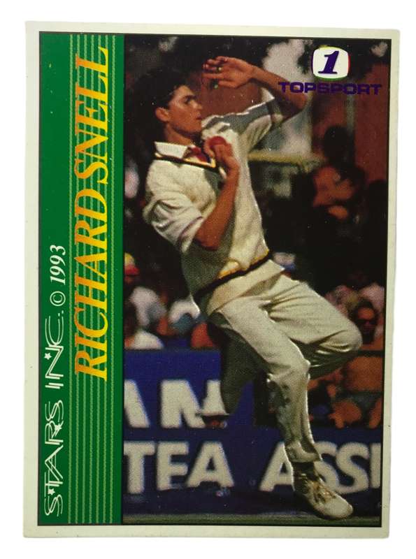 1993 Stars Inc Cricket Card Richard Snell