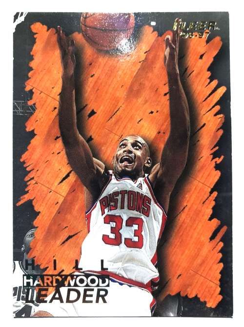 1996-97 Fleer nba basketball Hardwood leader Grant hill #127 Insert