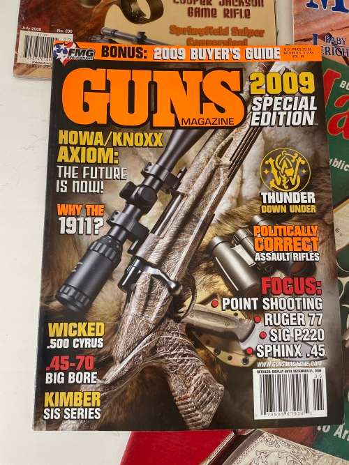 Wholsale Lot - Gun, Rifle, Magnum & Man Magazines
