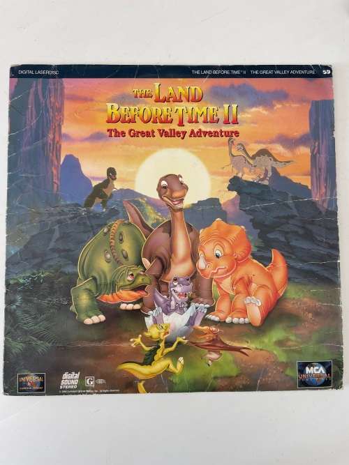 The Land Before Time 2 Laser Disc