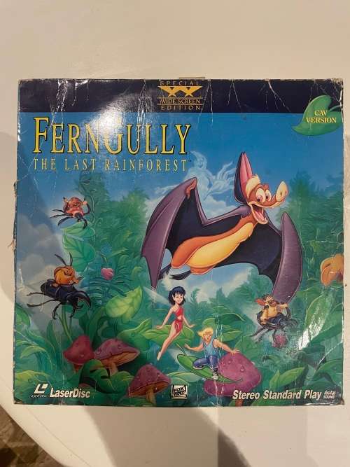 Ferngully The Last Rainforest Laser Disc