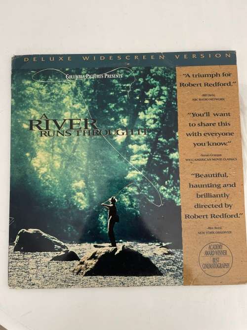 A River Runs Through It Laser Disc