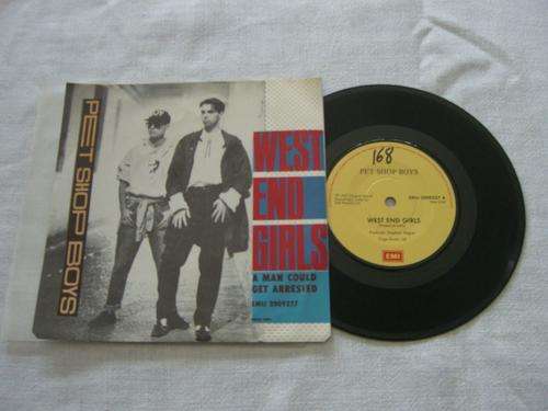 Pet Shop Boys - West End Girls / A Man Could Get Arrested (7") (VG) (VG)