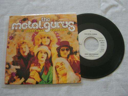The Metal Gurus - Merry Xmas Everybody / Metal Guru (7") (VG+) (VG)