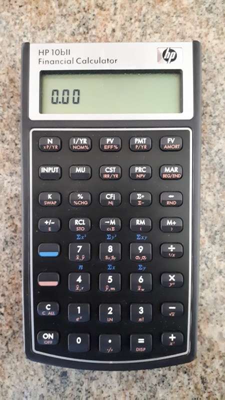 HP 10bII Financial Calculator