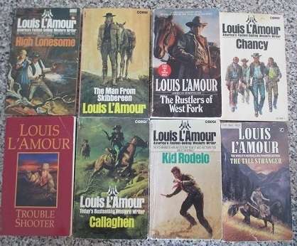 Louis L'Amour -  15 books