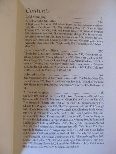 Herman Charles Bosman -  The Collected Works of Herman Charles Bosman  Volume 1 and 2