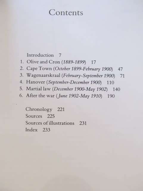 Karel Schoeman -  Only an anguish to live here - OliveSchreiner and the Anglo-Boer War  1899 - 1902