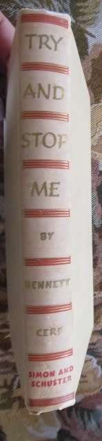 Try and Stop me - a collection of anecdotes and stories, mostly humorous - Bennet Cerf