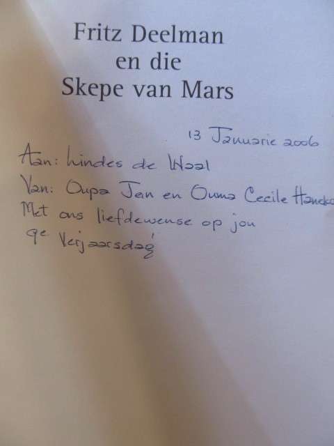 Leon Rousseau -  Fritz Deelman en die skepe van mars