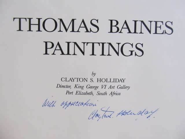Thomas Baines Paintings - King George VI Gallery - booklet