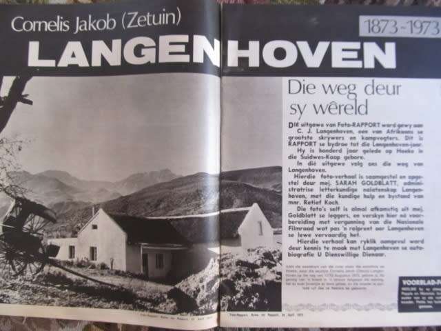 Foto Raport- 22-4-1973 -  C J Langenhoven