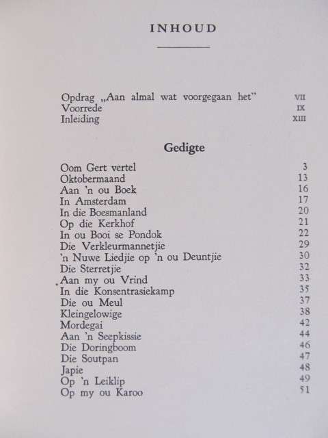 C Louis Leipoldt - Oom Gert vertel en ander gedigte - ex libris DJ Opperman