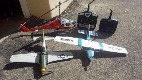 ***RC RADIO CONTROLLED JOB LOT 2 X AIRCRAFT AND 1 X HELICOPTER ***