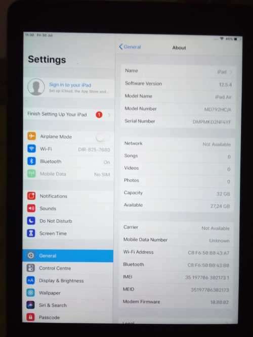 iPad Air WiFi + 4G + Box