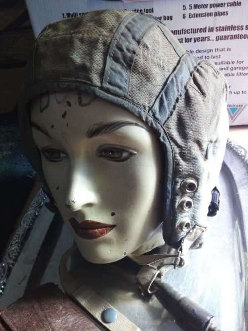 *** SAAF Pilots Helmet + RAF / SAAF Pilots Helmet Inner with Comms + SAAF Ear Phones ***