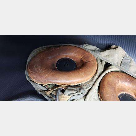 *** SAAF Pilots Helmet + RAF / SAAF Pilots Helmet Inner with Comms + SAAF Ear Phones ***