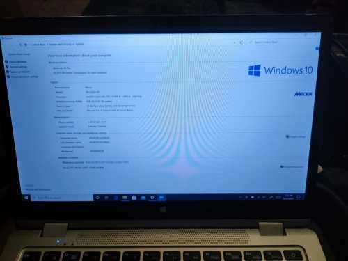 Mecer Guru 2-in-1 13.3` Touch Screen 4GB Intel Dual Core 64GB Silver