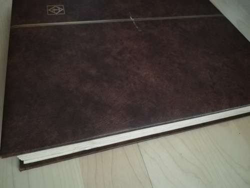 Old Album Containing a Variety of Stamps from Angola, Mauritius, etc - See Photos